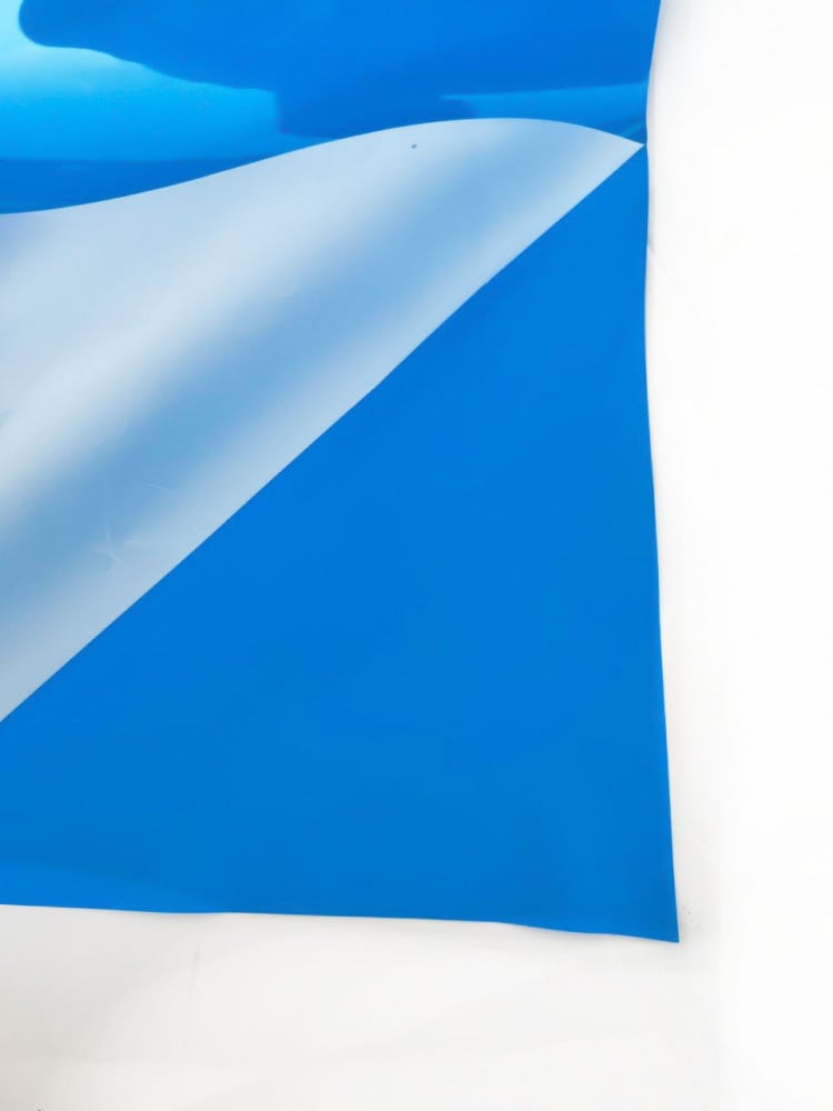 heat-transfer vinyl fabric, cyan PU — product image 3