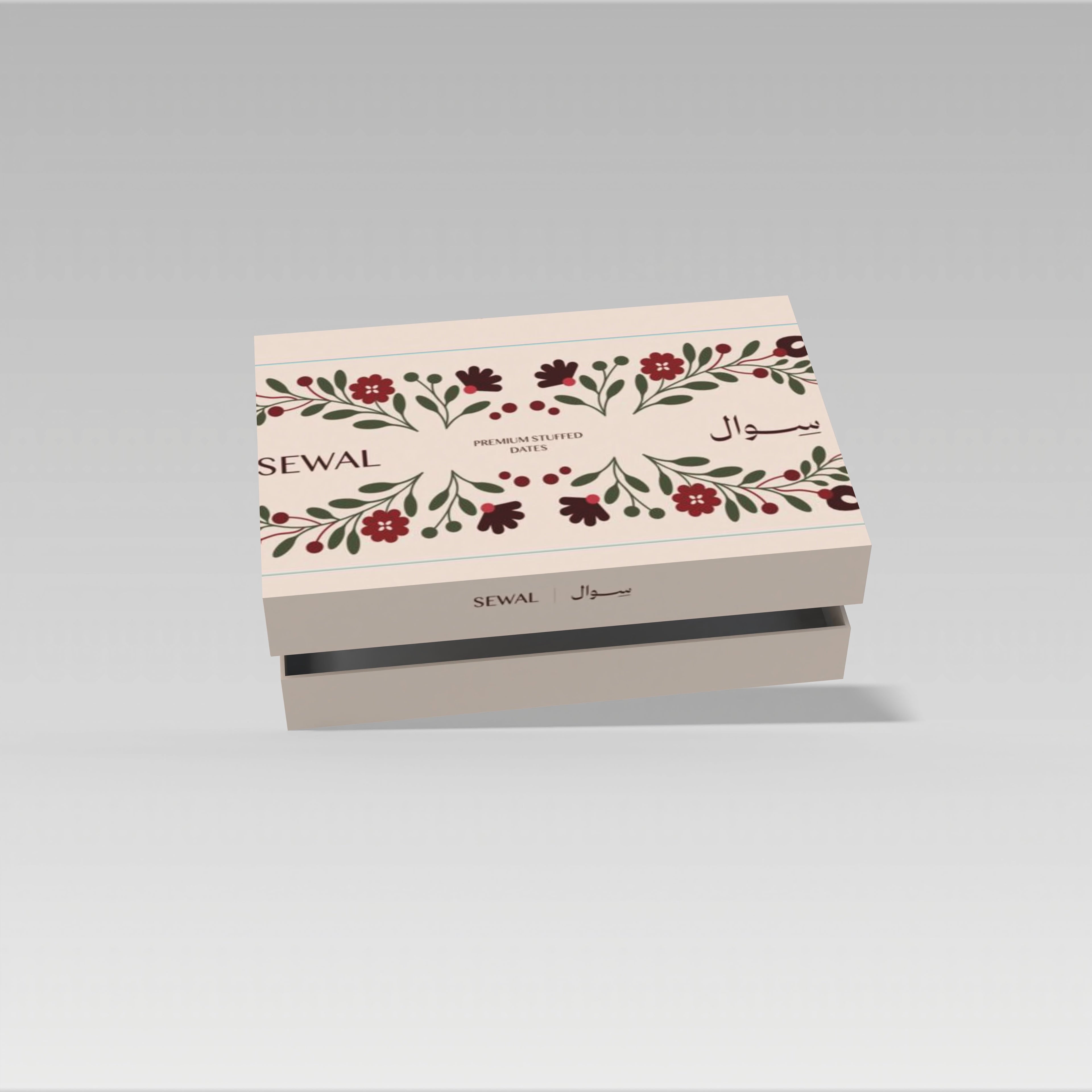 بوكسات فاخرة هارد كفر مع طباعة الشعار