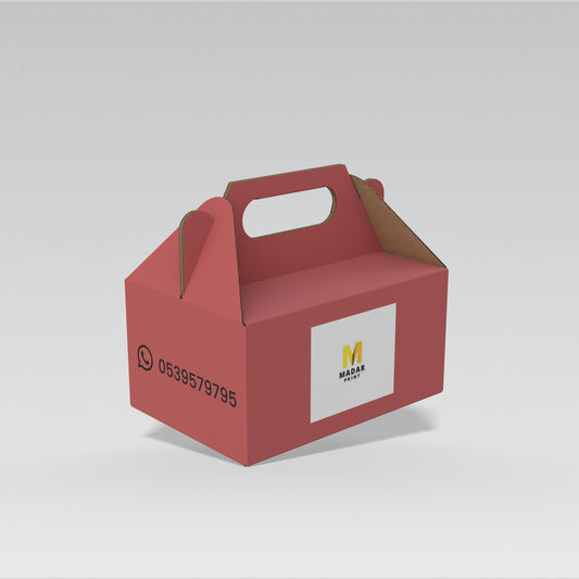بوكس وجبات كرتون متين مع الطباعة