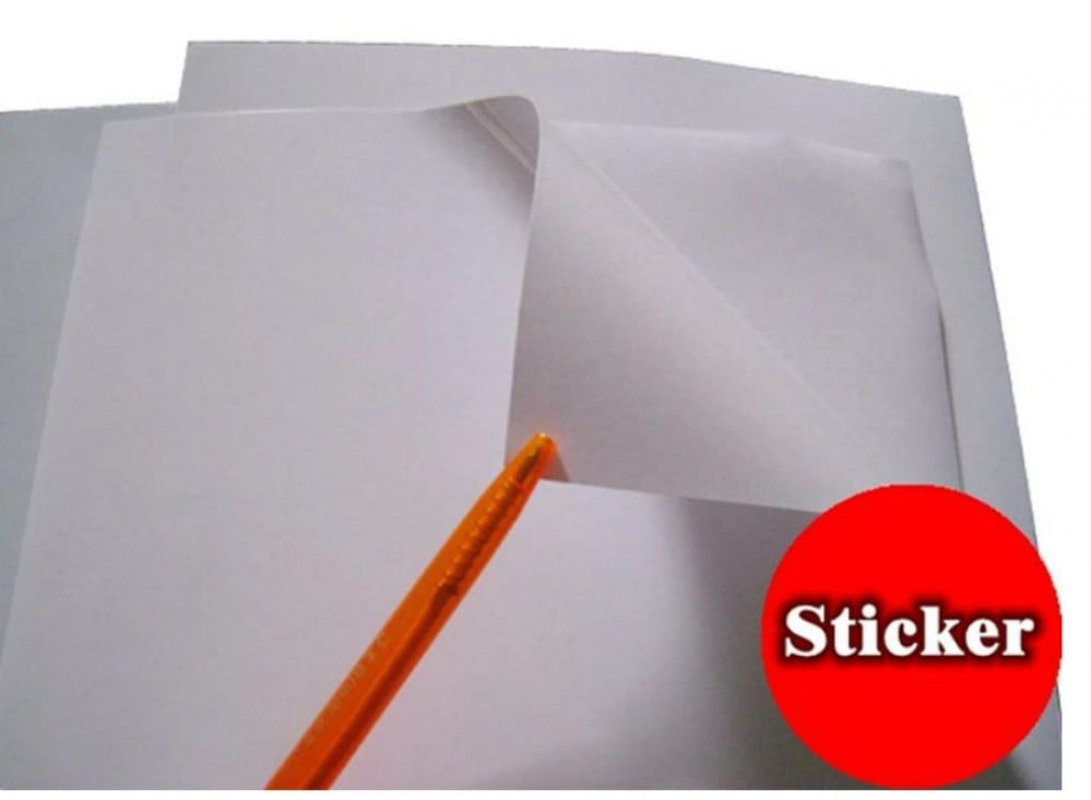 White laser adhesive sticker paper, 50 A4 sheets — product image 3