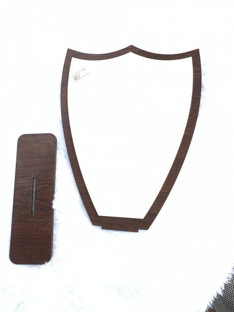 Sublimation print wood shield — product image 2
