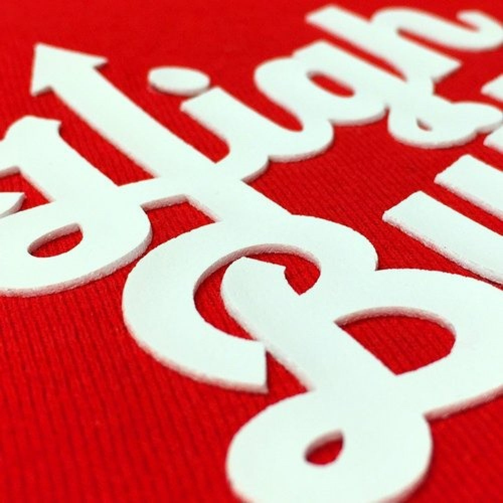 Thick white embossed vinyl — product image 1