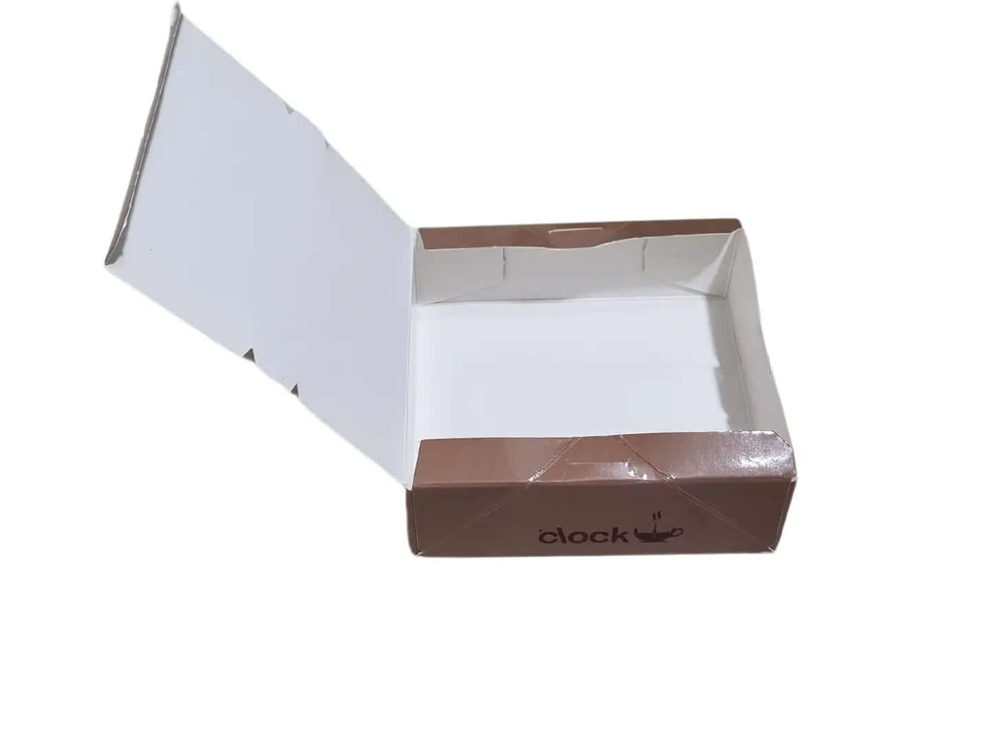 حلويات شوكولاتة coffe علبة مطبوع بشعار العميل 12×12×4 سم بدون shiny سولوفان