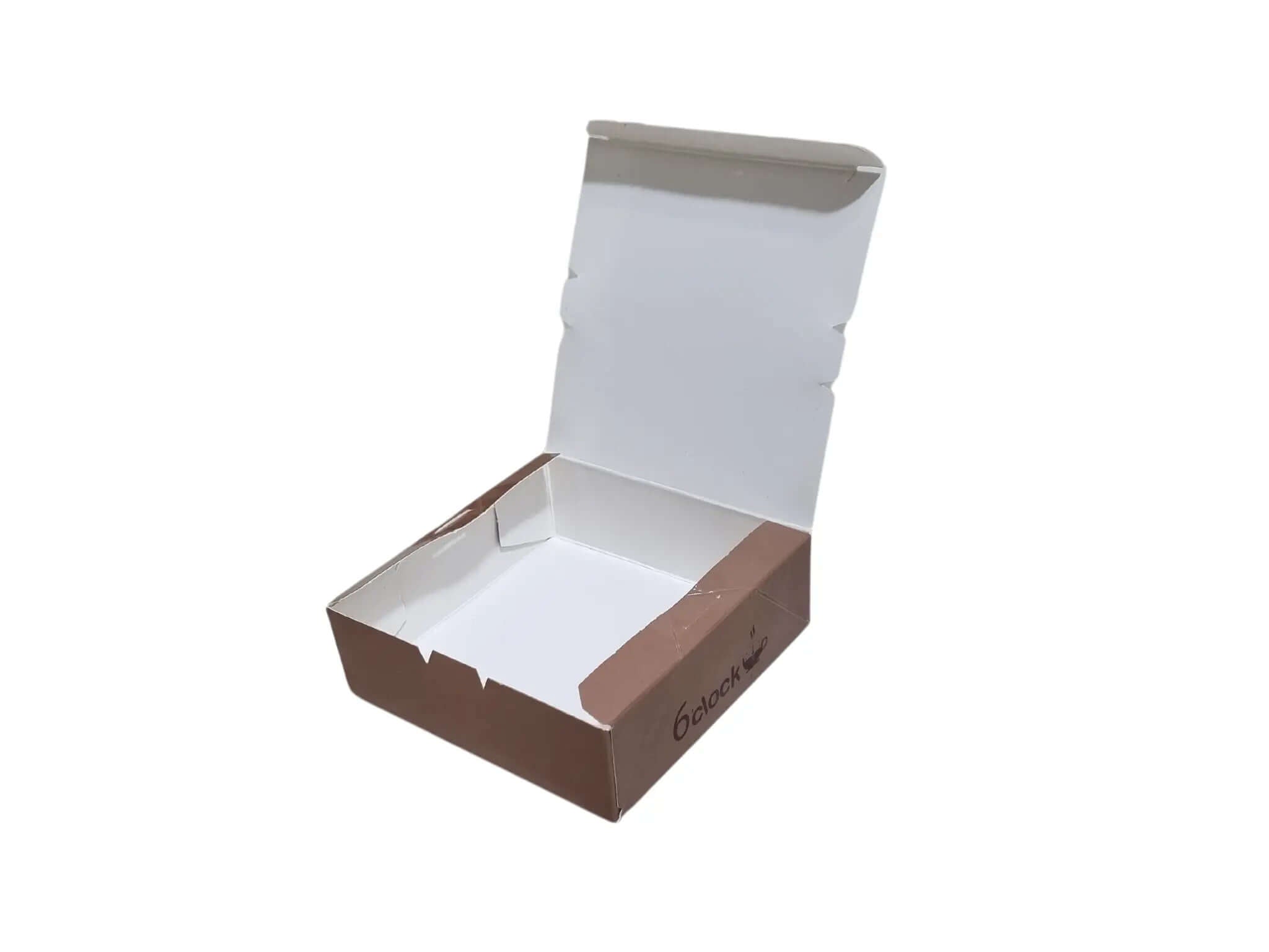 حلويات شوكولاتة coffe علبة مطبوع بشعار العميل 12×12×4 سم بدون shiny سولوفان