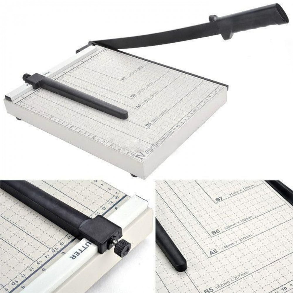 Manual paper cutter, A4 size - safe and easy to use — product image 1
