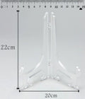 Transparent plastic stand, size 22 cm — product image 1