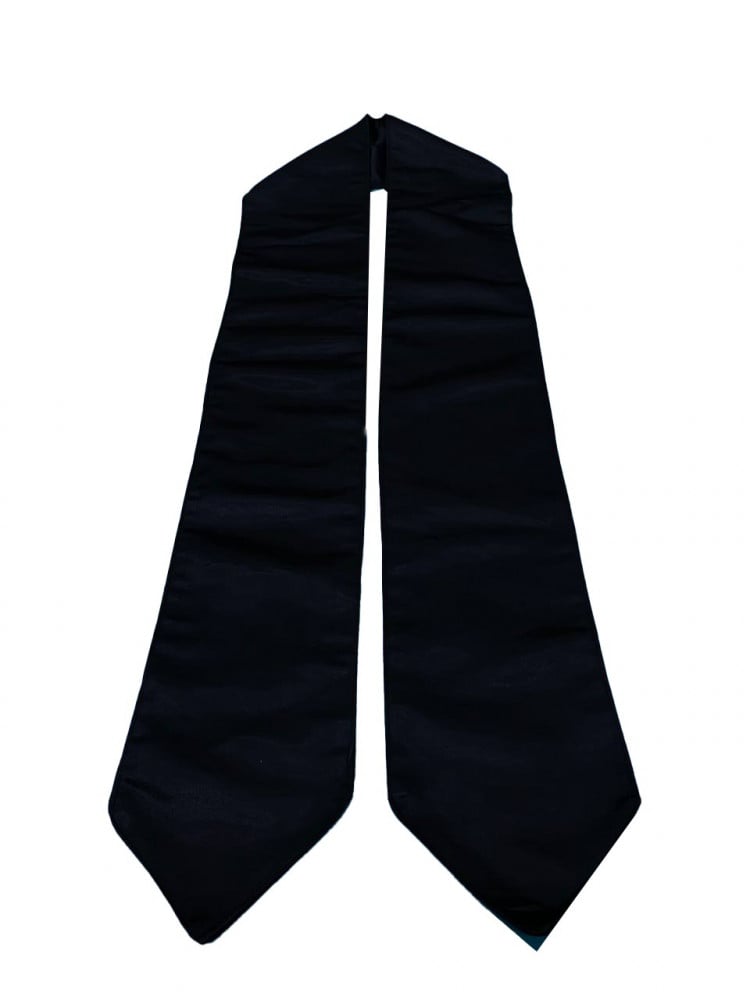 Blank black graduation scarf 2026 - wholesale for printing shops and schools — product image 4