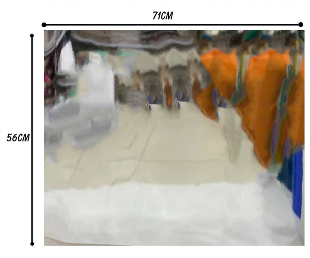 Silver acrylic replacement sheets, size 70 * 50 cm — product image 2