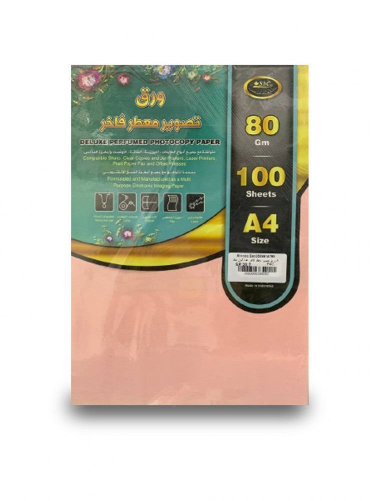 Luxury pink scented A4 copy paper - 80 grams, 100 sheets — product image 1