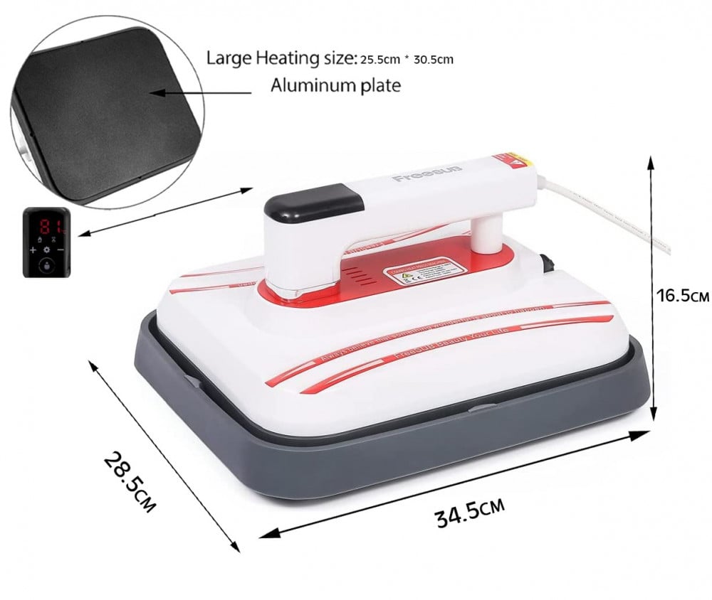 Portable manual heat press 30.5cm*25.5cm — product image 1