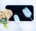 Black acrylic serving tray, size 35 * 20 cm — product image 1