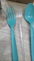 مطبوع حسب الطلب Cutlery Set تغليف Spoon + Fork + Knife + Napkin (Brوed تغليف)