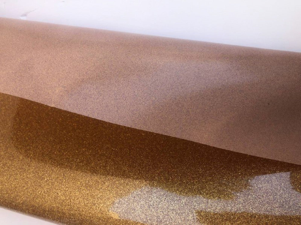 heat-transfer vinyl, bronze glitter fabrics — product image 3