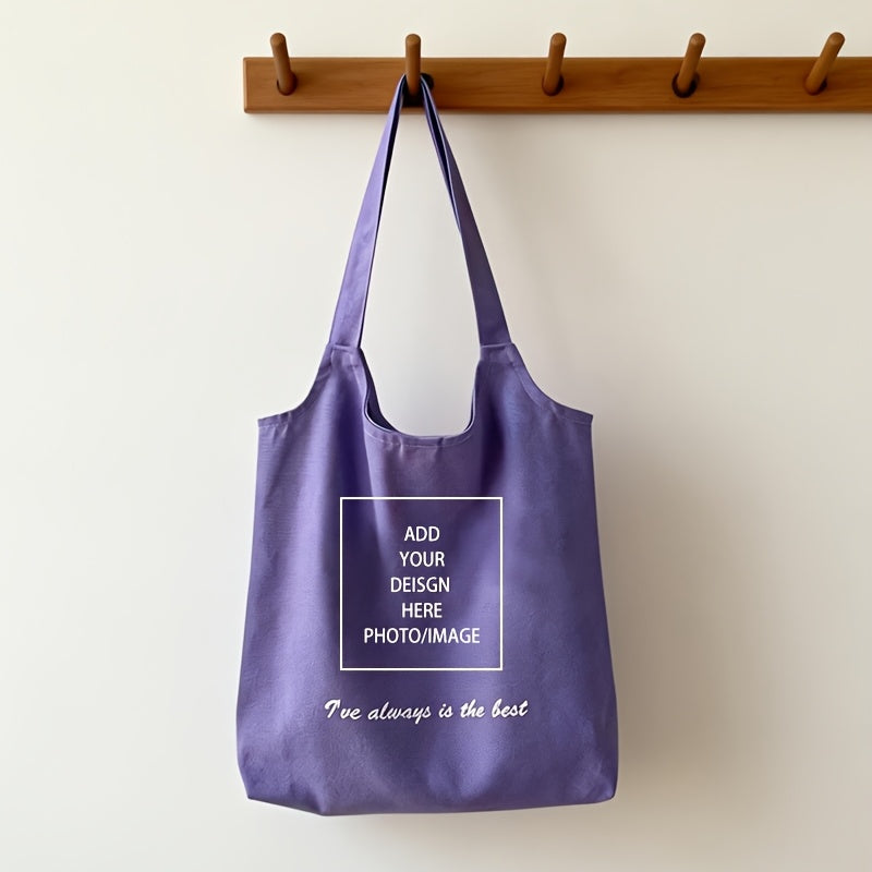 Qualitative Purple Shoulder Bag, Self-Defined Photo/text/logo Backpack, | Business-Ready Branded – image 2