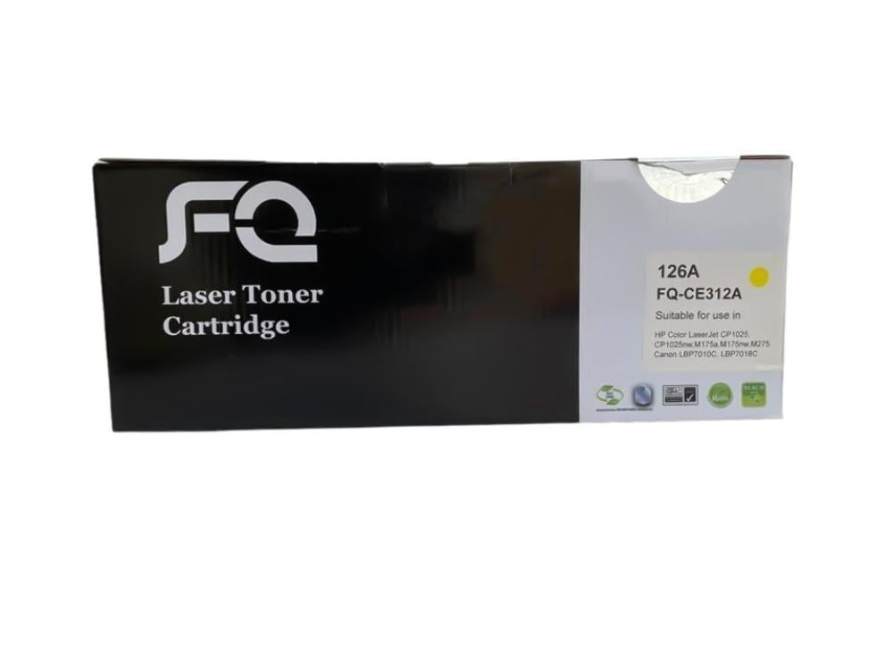 Compatible laser printer toner FQ 126A, yellow, high clarity — product image 1
