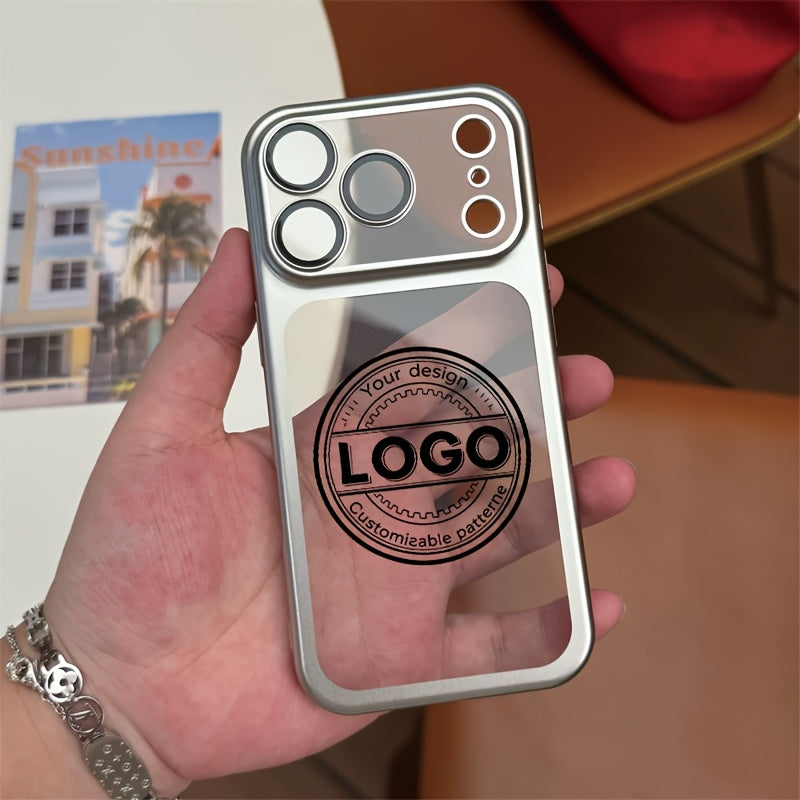 Phone Case: Custom Logo Frosted Phone Case, Minimalist Self-Defined Corporate | Business-Ready Tech – image 3