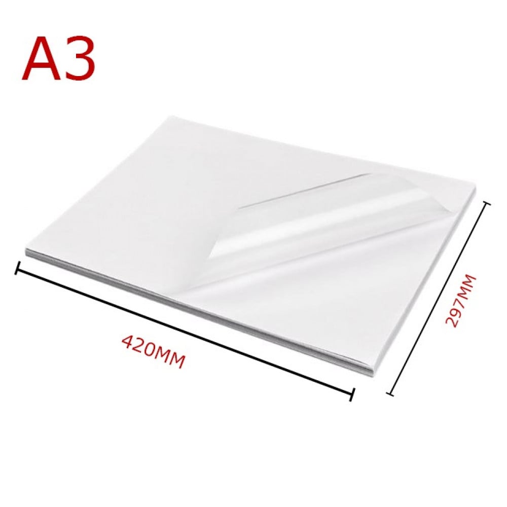 heat-transfer vinyl paper printable on regular and sublimation A3 printers, 20 sheets — product image 2