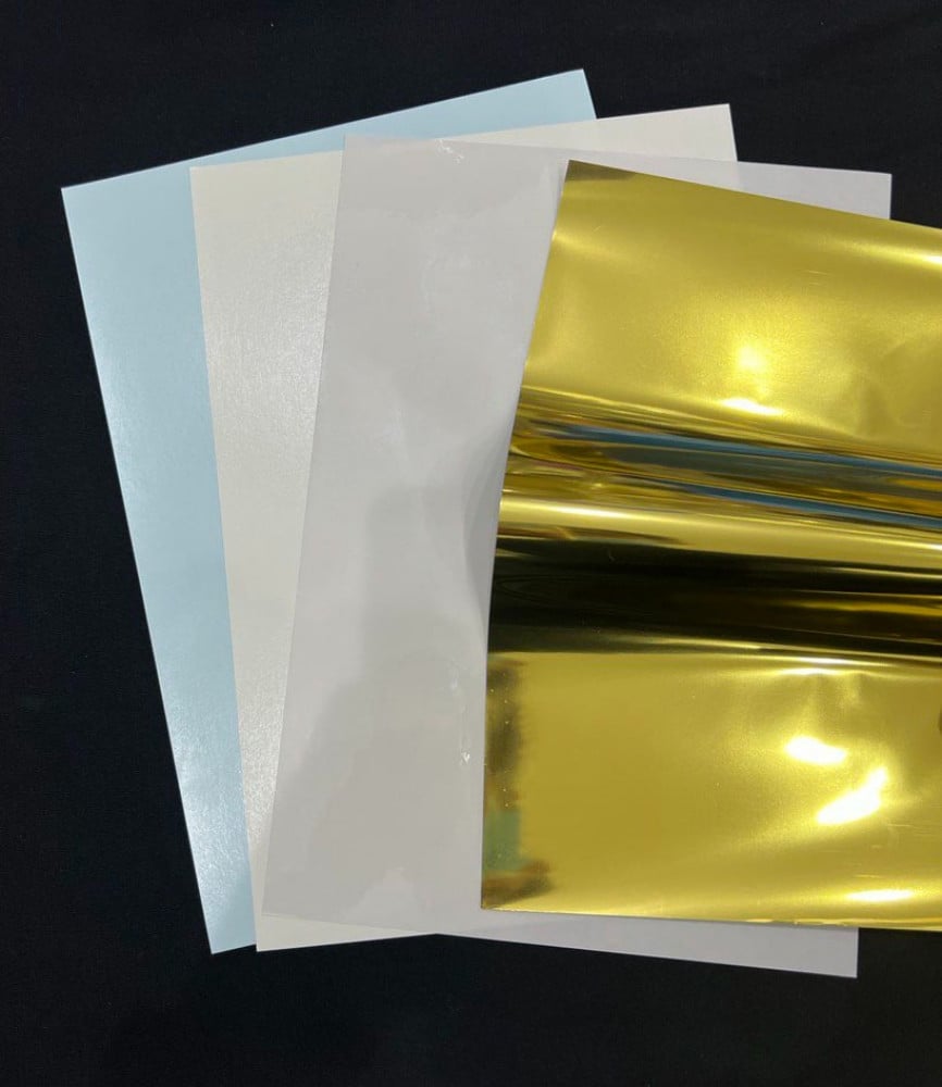 Golden temporary tattoo for laser printers, 5 sheets — product image 1