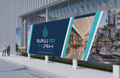 Custom BURUJ 101 panoramic real estate development hoarding