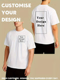 [] Men'S T-Shirt with Double-Sided Printing - Can Be Printed on Chest And | Business-Ready Logo – image 1