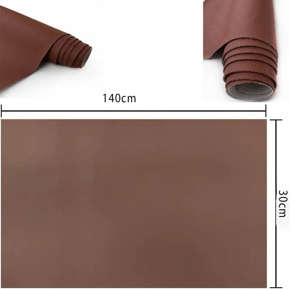 Brown faux leather, size 30 * 140 cm — product image 4