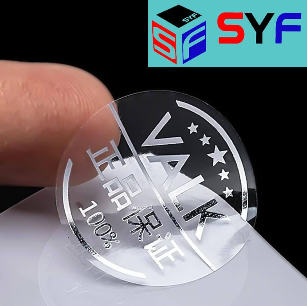 Transparent sticker paper, 25 sheets, SYF A4 size — product image 1