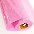 heat-transfer vinyl, pink glitter fabric — product image 1