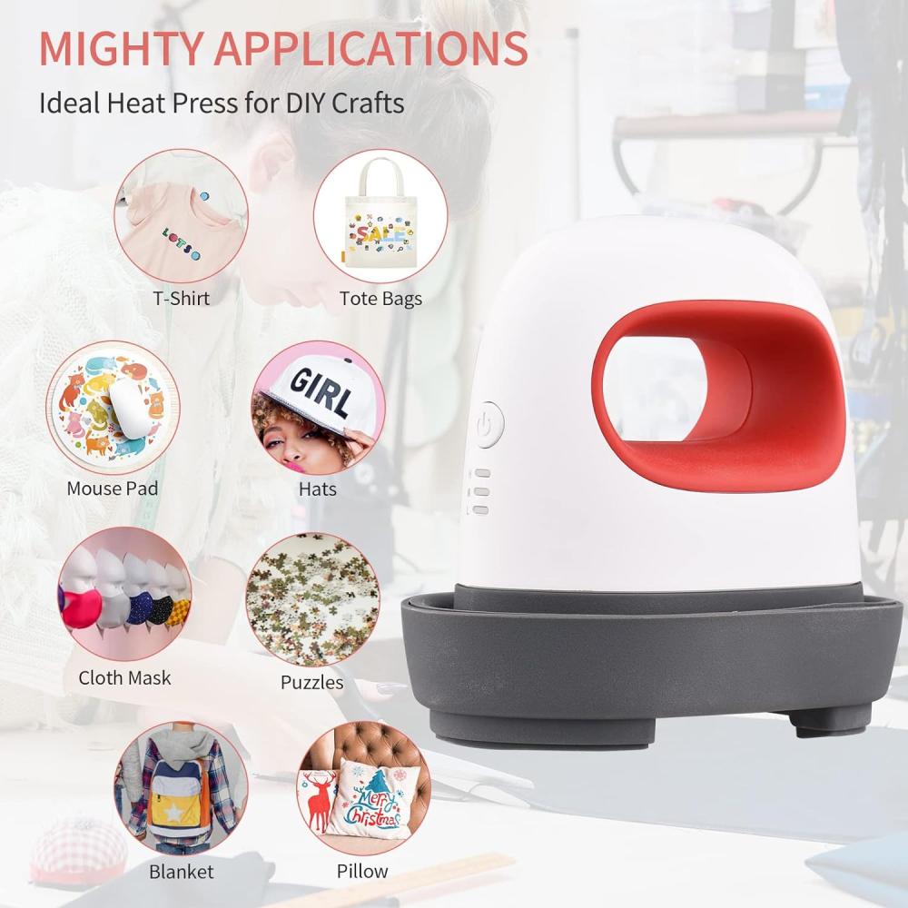 Mini portable heat press, 11cm * 6.5cm — product image 8