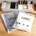 Signature Custom Plastic Packaging Bag, Logo Zipper Bag, Frosted Self-Sealing Bag, – Custom – image 1
