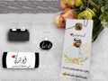Blank royal car accessories set: mirror pendant, medal, cufflink, steering wheel handle — product image 1