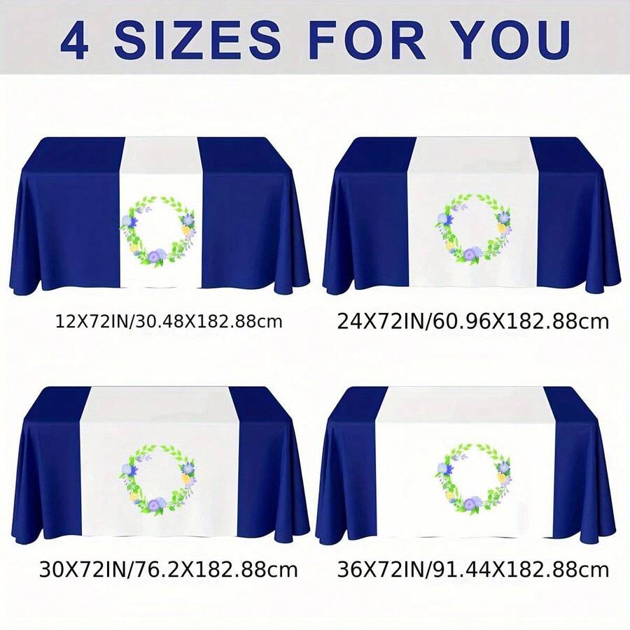Design-Your-Own Polyester Tablecloth, Designed, Text, Or Logo - – Branded – image 2