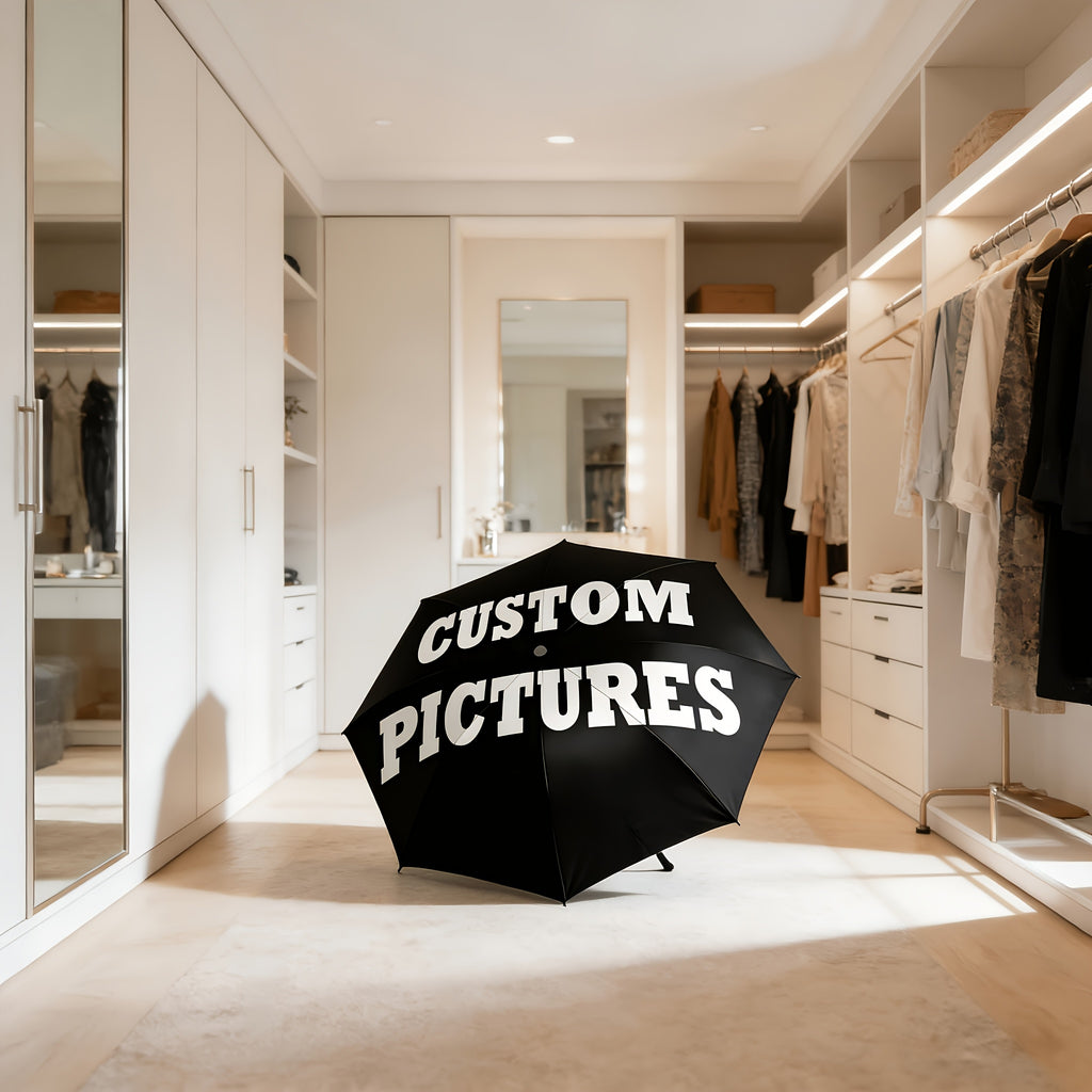 Signature DIY Custom Photo & Text Umbrella, Auto Open & Close, 8-Rib Reinforced Frame, – Event – image 4