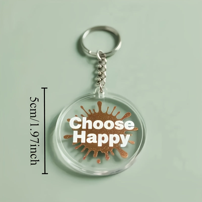 Gift for Her/Him Custom Round Acrylic Keychain, Custom Images, Couples, Pets, | Promotional Custom – image 1