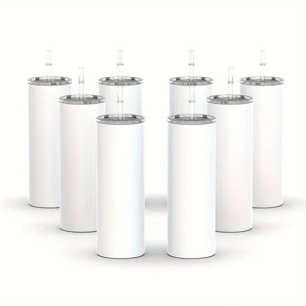 Stainless steel beverage container with straw lid 30 oz — product image 1