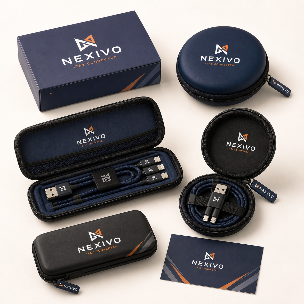 Custom 3-in-1 Charging Cable Sets