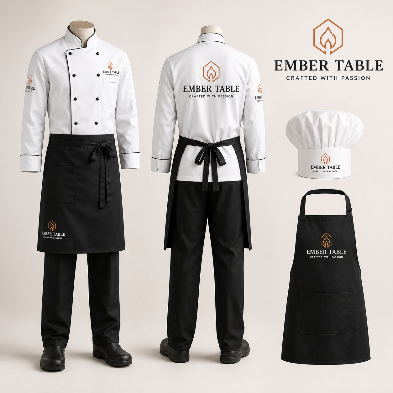 Custom Chef Uniform Set