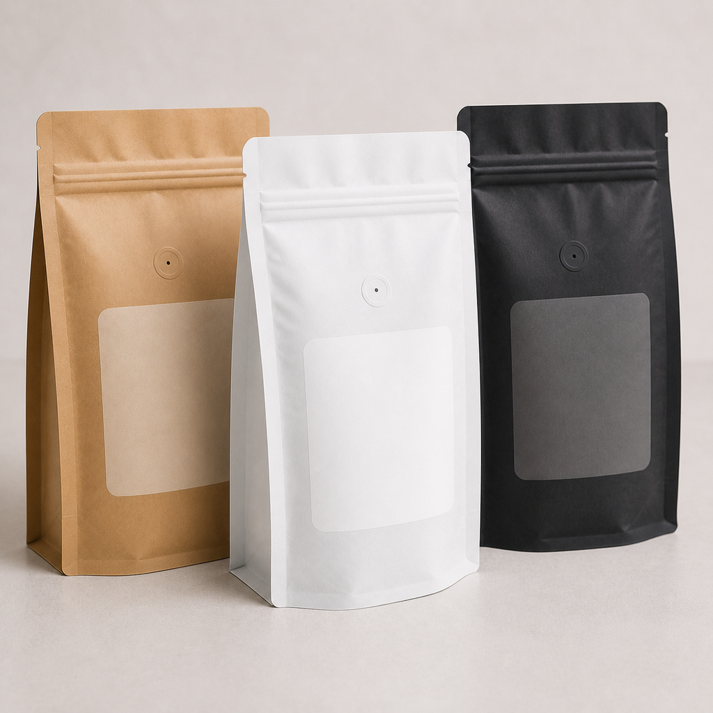 Custom Coffee Bags — alternate functional view