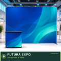 Custom Tension Fabric Backdrop Walls — FUTURA EXPO: THE FUTURE IS HERE