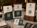 صورة لمنتج منيو طاولة وحوامل QR مخصصة من Madar Print