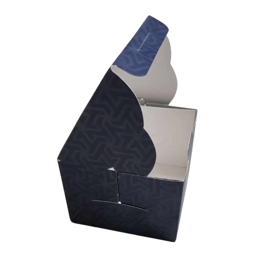 مطبوع حسب الطلب 10×10×10 سم علبة مع clear نافذة, لـ كيك و برجر و استخدامات أخرى
