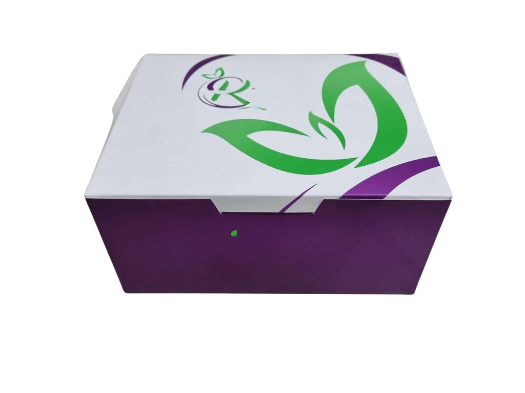 بوكس الجمعات بداخله ه علب كل علبة 10×6×6 سم، طباعة بشعار وتصميم العميل، البوكس مزود بمشمَّع خارجي