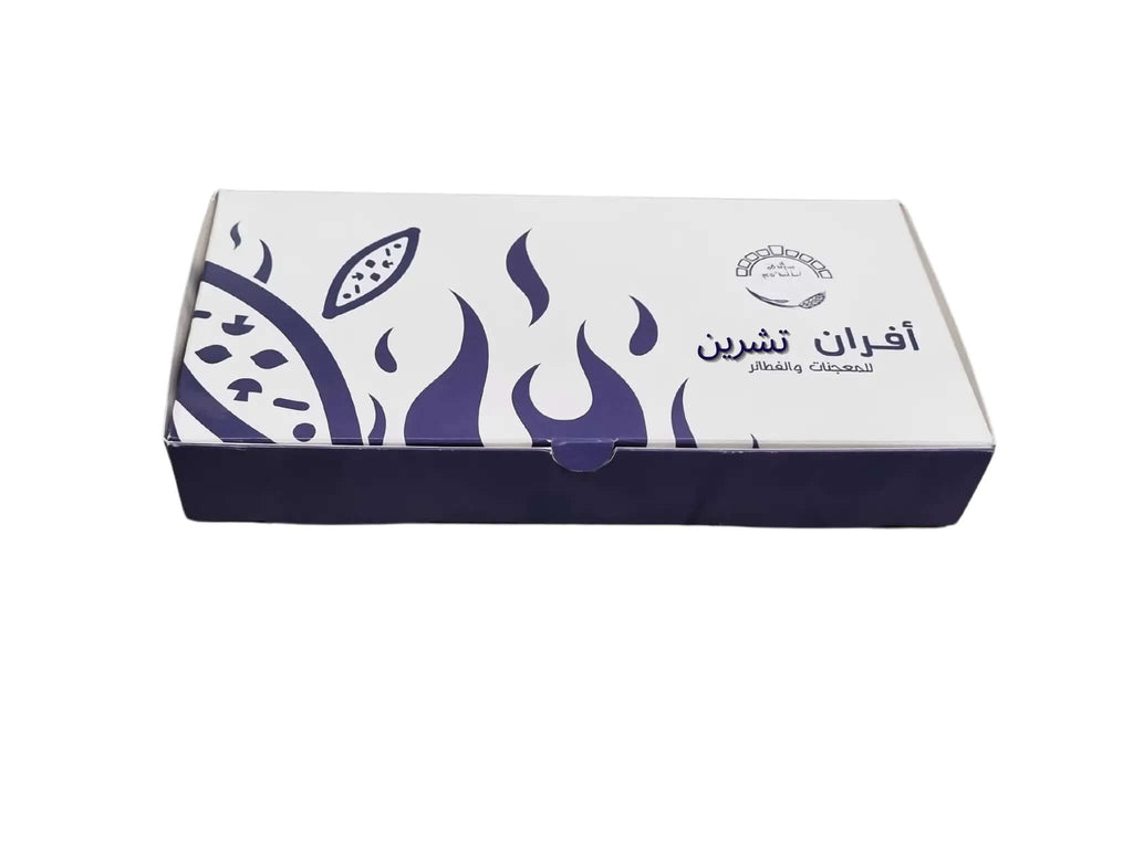 بوكس كوكيز طباعة حسب الطلب بمقاس 13×3×15 سم