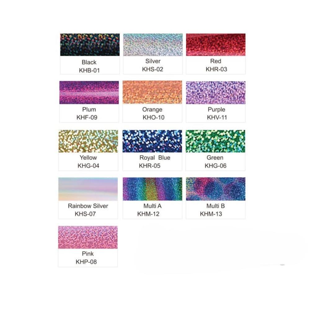 heat-transfer vinyl, hologram fabrics, rainbow circles — product image 6