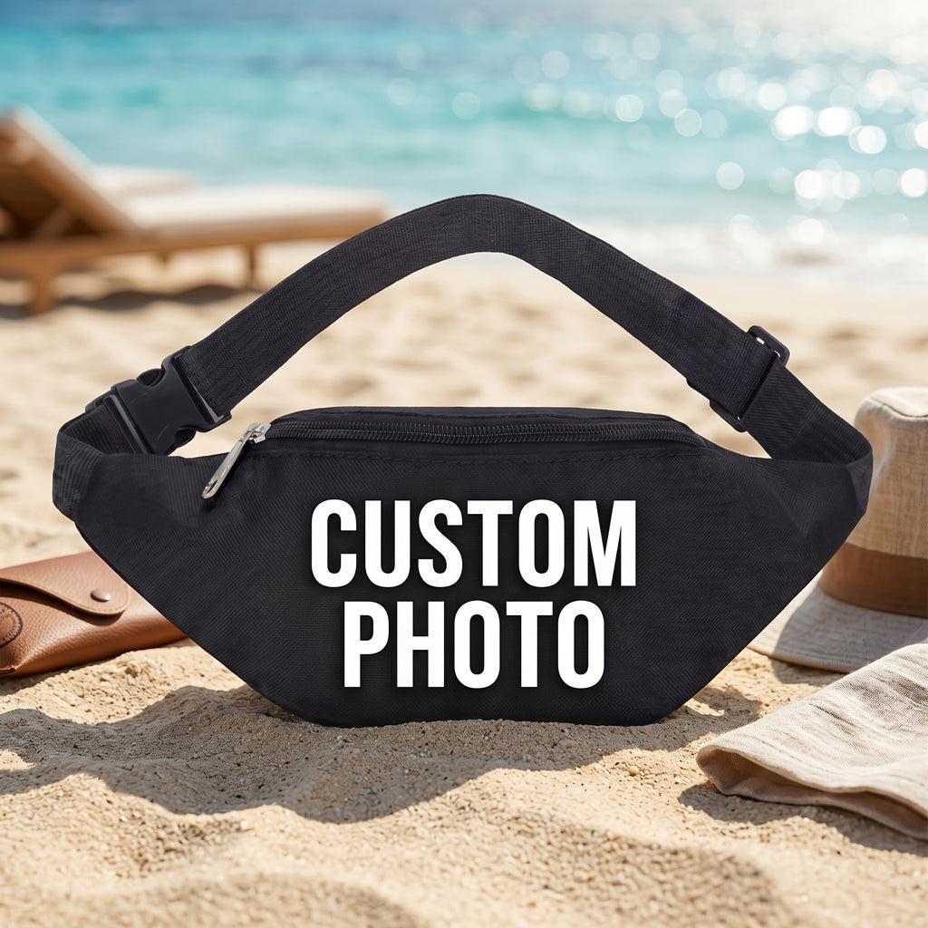 Corporate Custom [] Photo Waist Bag, Lightweight DIY Crossbody Belt bag with Bespoke Logo, – Corporate – image 1