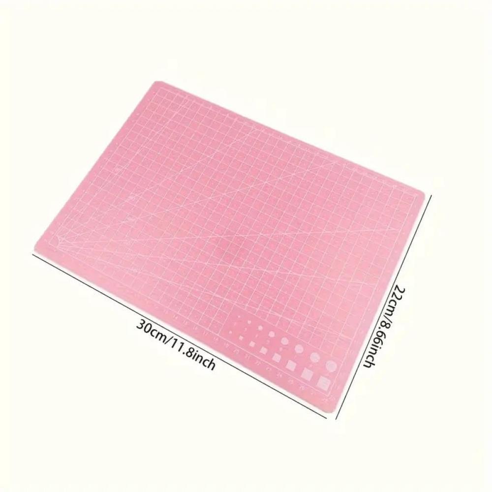 A4 vinyl cutting board pink — product image 1
