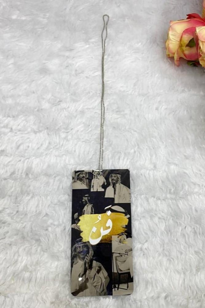 Blank metal car mirror hanger for sublimation printing (two sides) — product image 2