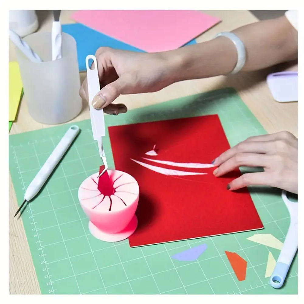 Pink vinyl waste collection tool 2 — product image 3