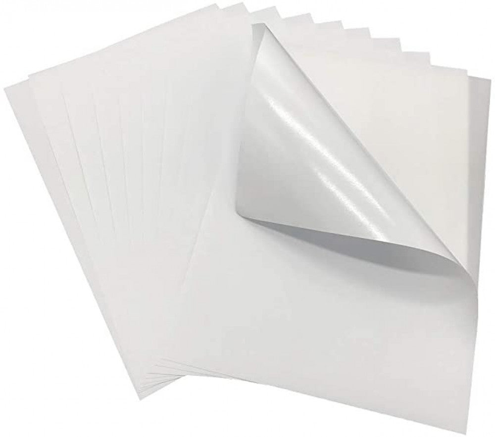 Matte white sticker paper, inkjet and laser, 50 A4 sheets — product image 1