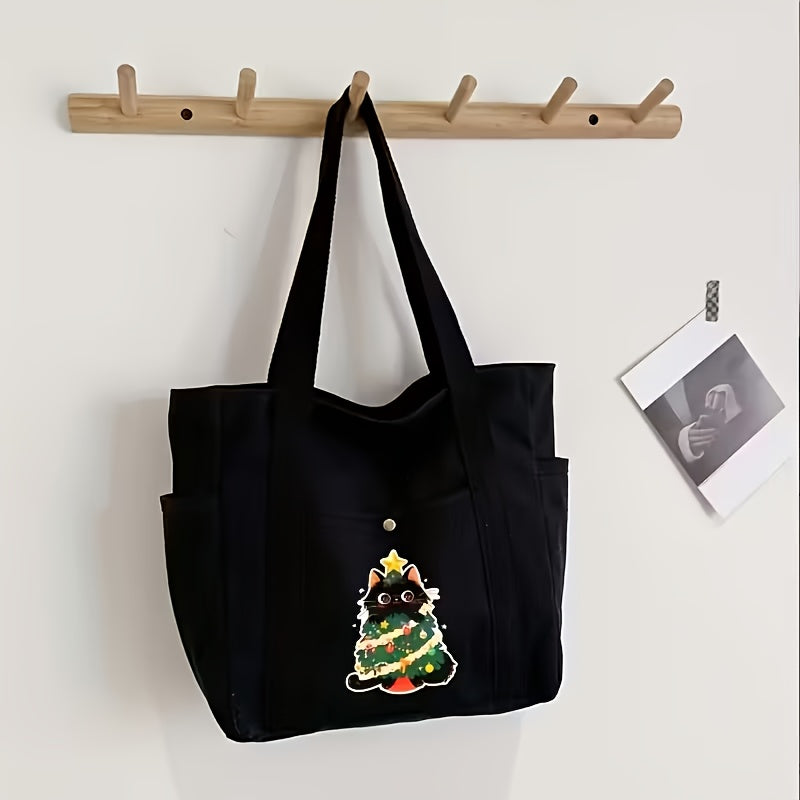 Custom-Printed Branded Bag – Custom Logo And Picture Large Capacity High Aesthetic Tote Bag Zipper – image 3