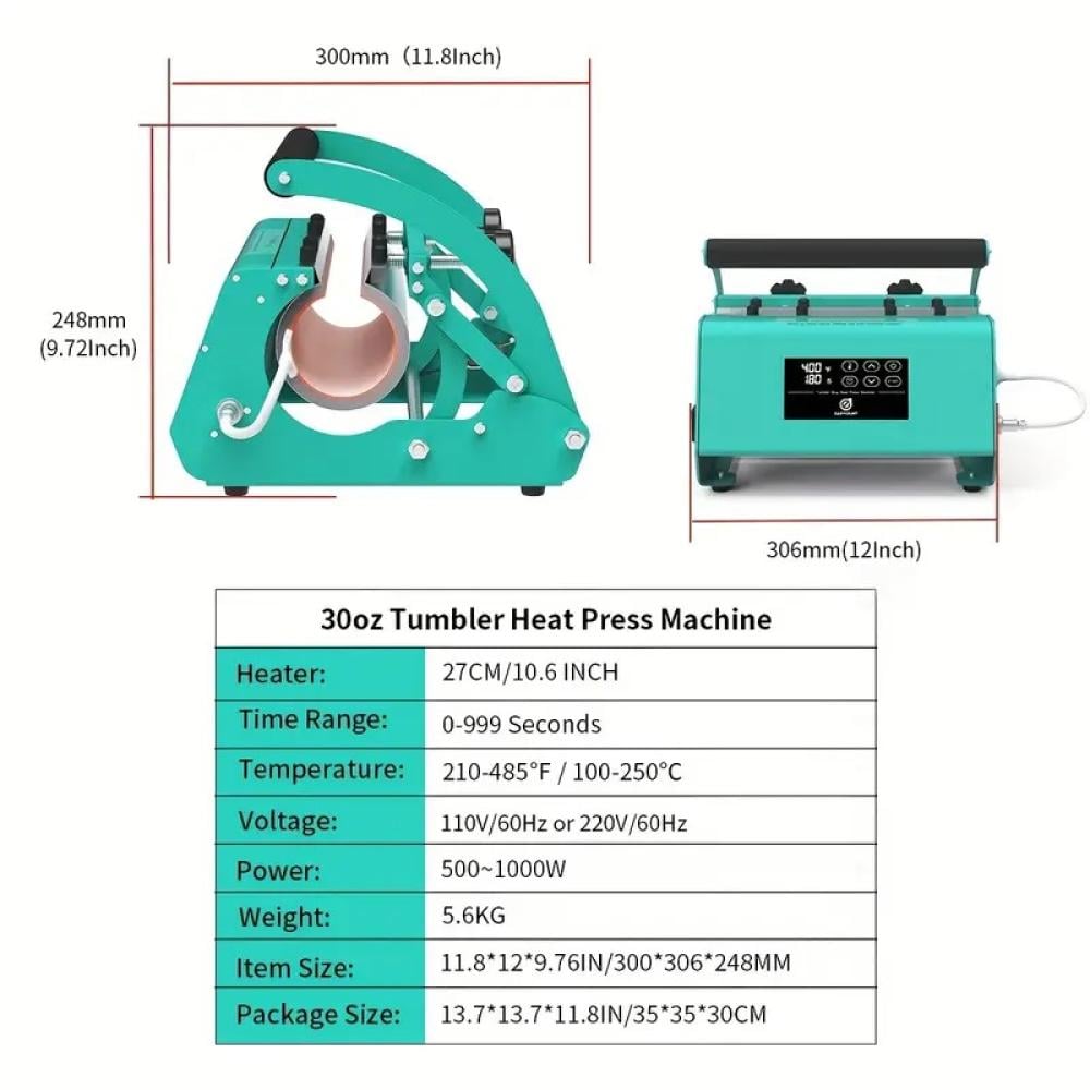 mug heat press - mint mug 20/30 oz — product image 6